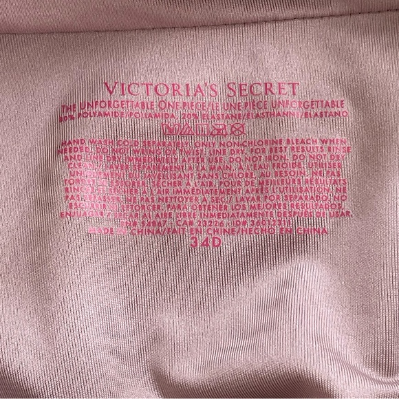 VICTORIA’s SECRET UNFORGETTABLE SEXY ONE-PIECE SWIMSUIT IN BURGUNDY SIZE: 34D - Picture 4 of 6